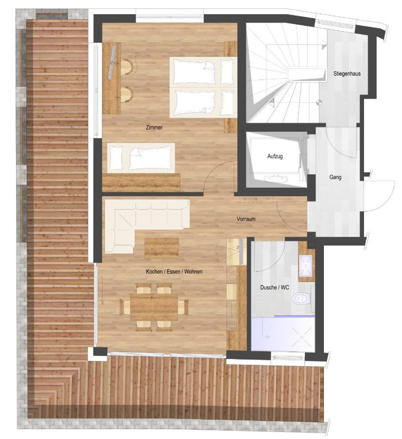 Chalet Nr.121 普范德斯 外观 照片
